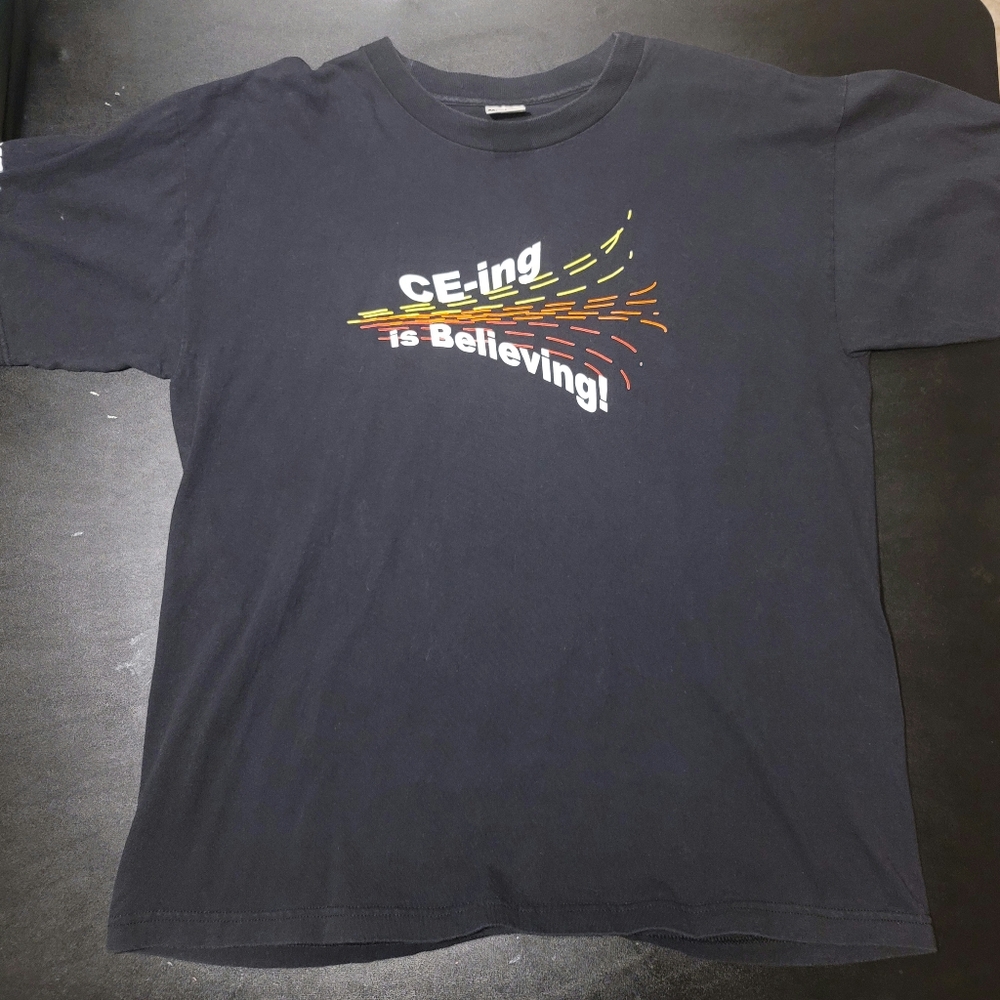 Rare 1995 Vintage Cee-ing Is Believing Graphic Tee